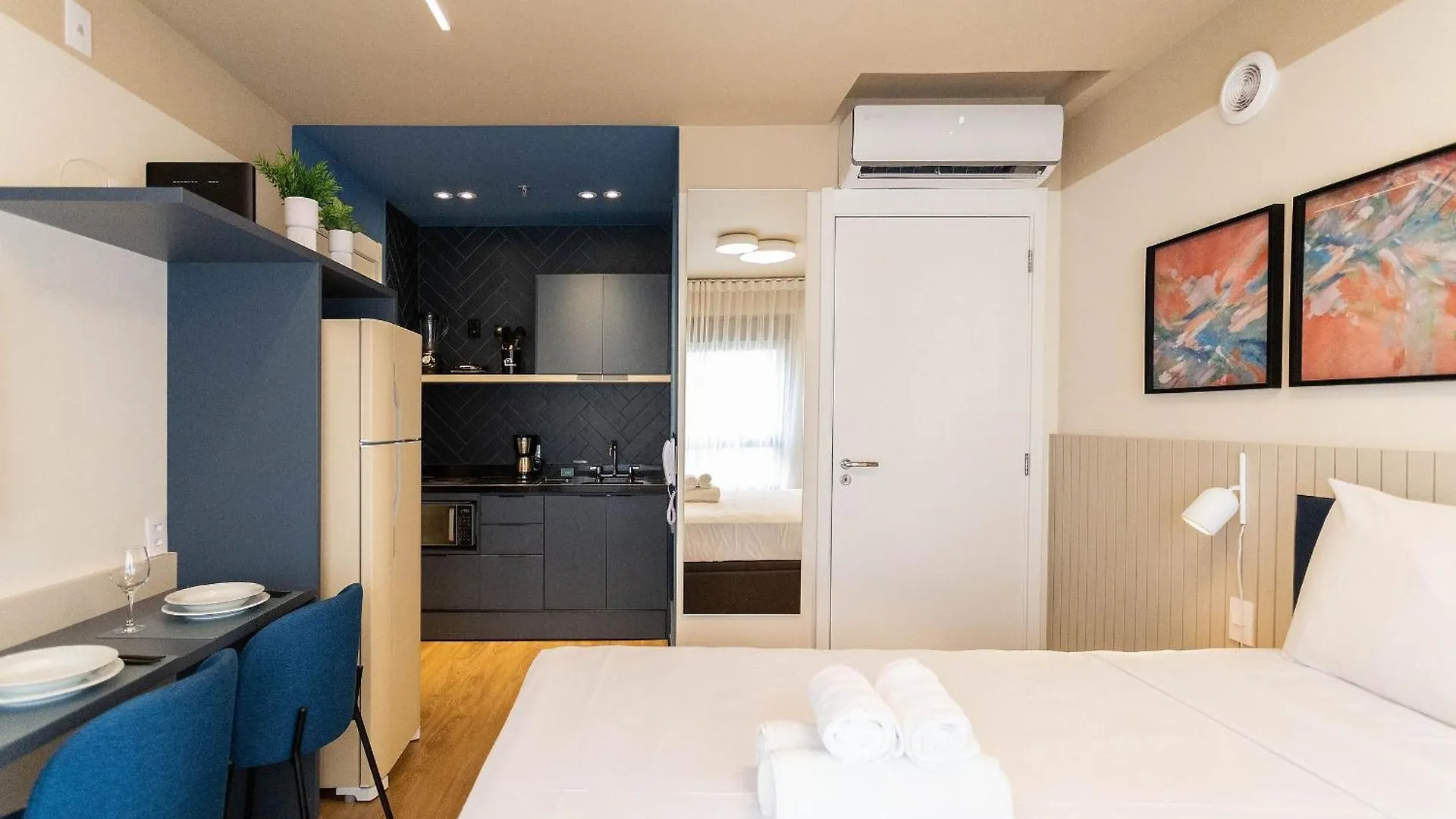 Athos Paraiso - Studios Por Temporada São Paulo Apartmán